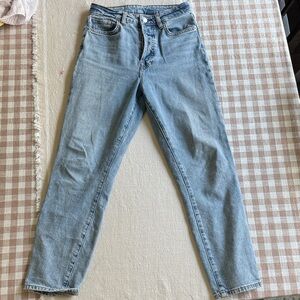 H&M Light Blue Straight Leg Women's Jeans